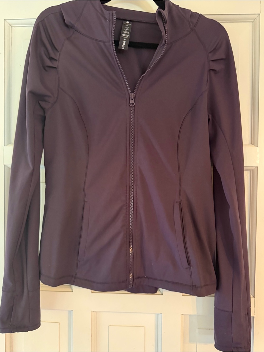 Yogalicious Plum Full-Zip Performance Hoodie